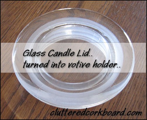 use a lot of jar candles here are 2 idea s for the glass lids
