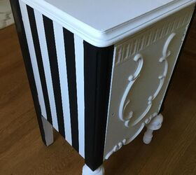 mackenzie child s like end table, painted furniture