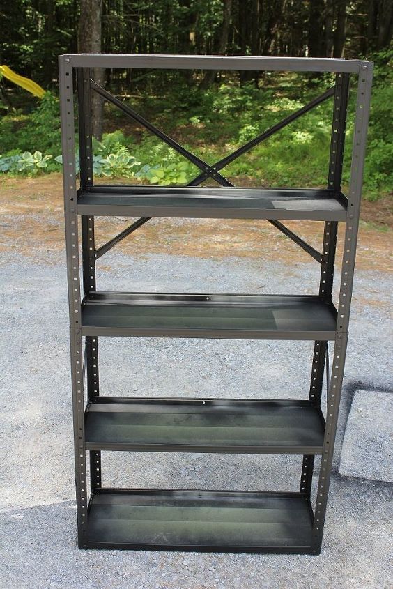 diy industrial style bookshelf, shelving ideas, storage ideas