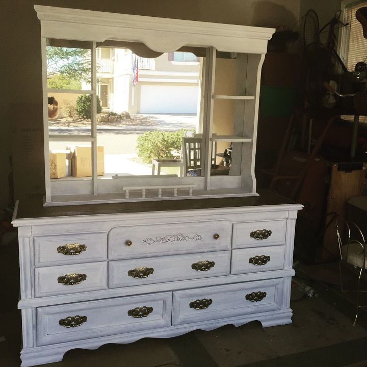 dresser turned media console fireplace, fireplaces mantels, painted furniture