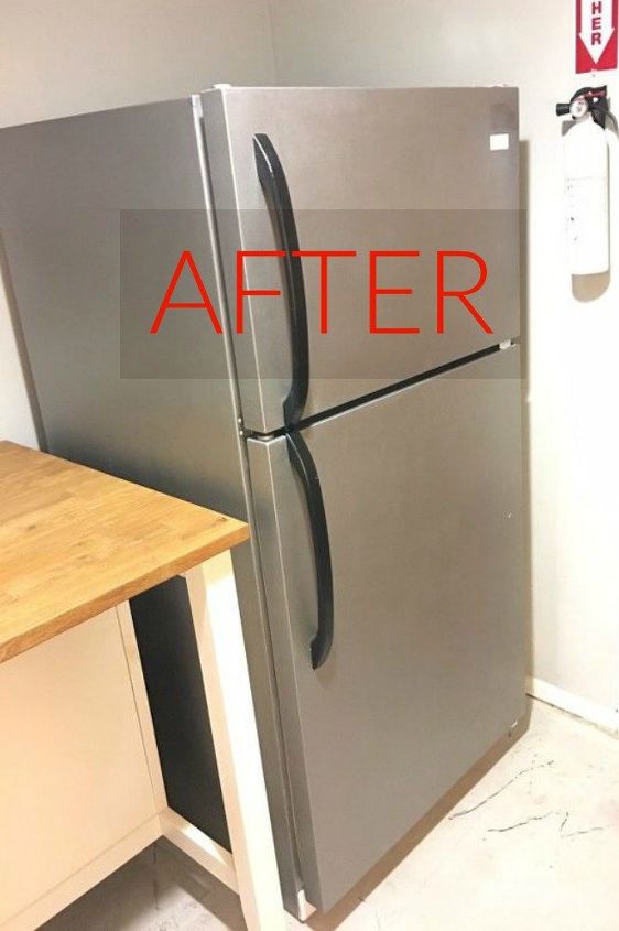 don t buy new appliances these 9 diy hacks are brilliant, After A modern stainless steel feel
