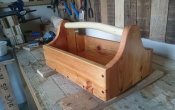 Recycled Wood Tool Tote