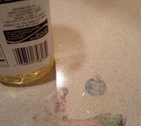 removing ink stains from laminate countertop, countertops