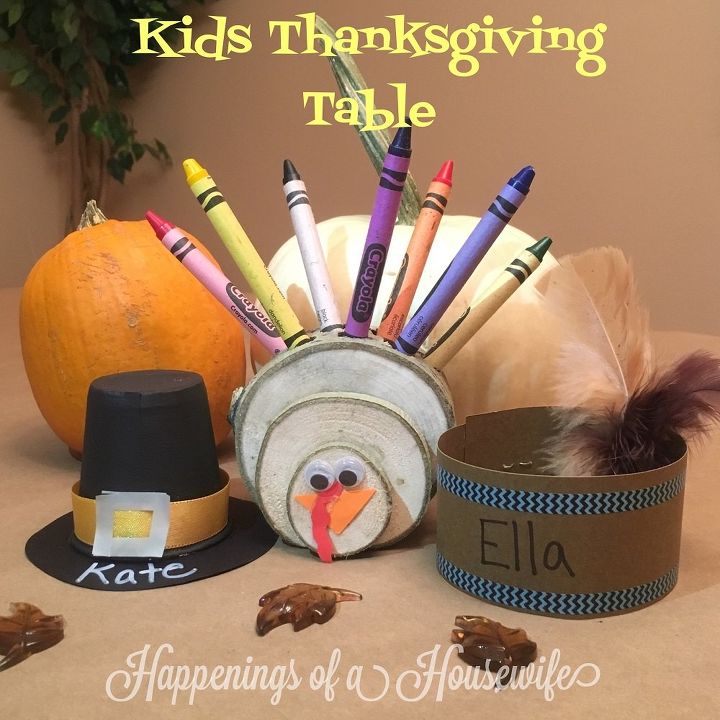 a thanksgiving table your kids will be thankful for, painted furniture