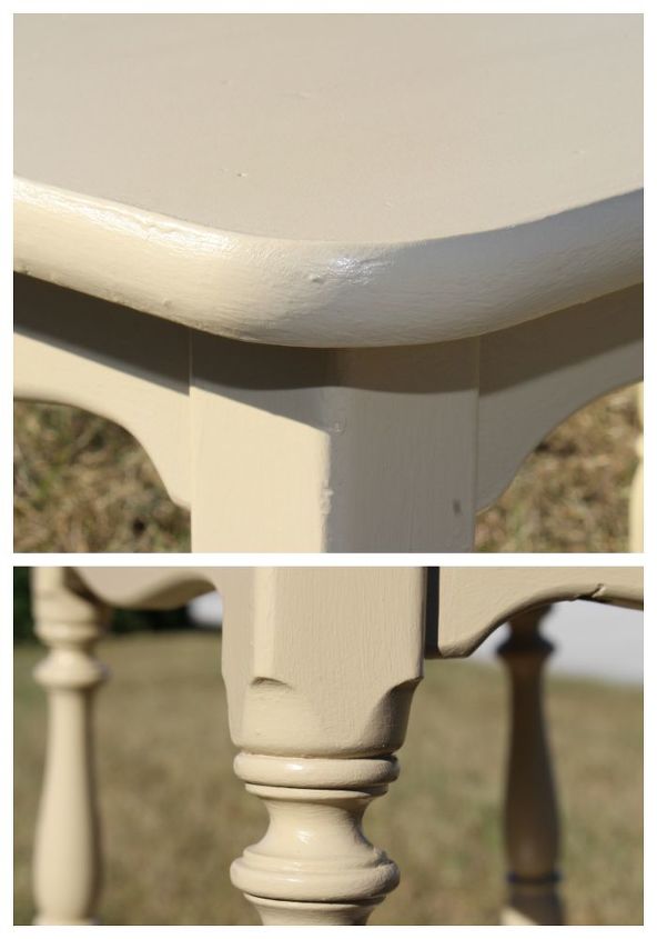 makeover on a 1950 end table, painted furniture