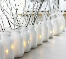 s let it snow with these 12 winter decorating ideas, Decorate your table with white centerpieces