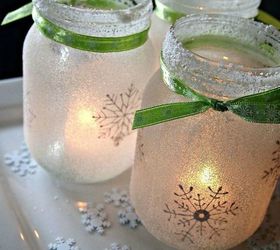 s let it snow with these 12 winter decorating ideas, Make your own snow white luminaries
