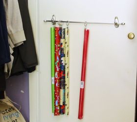 closet door wrapping station, closet, doors