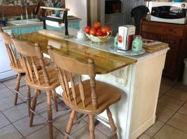 12 shocking things you can do with your old dresser, Add some veneer and make it a kitchen island