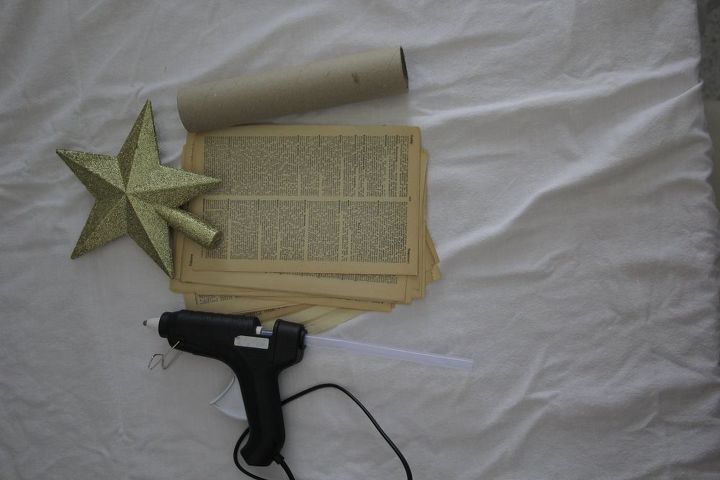 how to make a christmas tree from a book