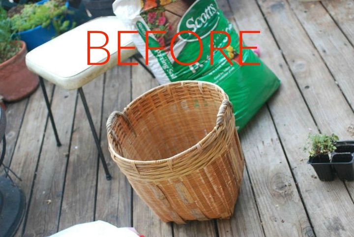 make wicker trendy again with these brilliant ideas, Before A boring wicker hamper