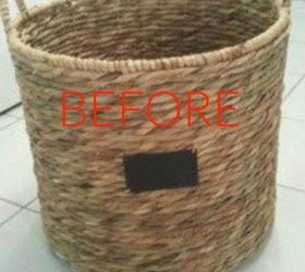 make wicker trendy again with these brilliant ideas, Before A boring old wicker hamper