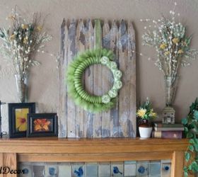 s you never thought of using an old fence like this 12 ideas , fences, As a rustic backdrop for your mantle