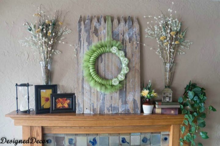 s you never thought of using an old fence like this 12 ideas , fences, As a rustic backdrop for your mantle