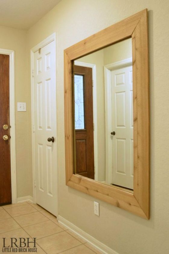 s you never thought of using an old fence like this 12 ideas , fences, As a cool mirror frame for your entryway