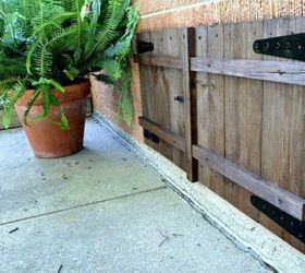 s you never thought of using an old fence like this 12 ideas , fences, As a lovley shutter for your basement window