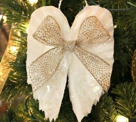 s these coffee filter decor ideas are perfect for your home, home decor, painted furniture, Fold them into angel wings