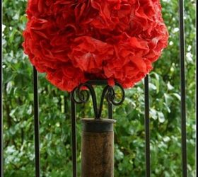 s these coffee filter decor ideas are perfect for your home, home decor, painted furniture, Dye them into a stunning flower topiary