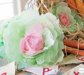 s these coffee filter decor ideas are perfect for your home, home decor, painted furniture, Glue them into colorful cabbages