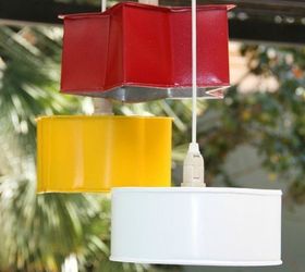 don t throw out that old cake pan before you see these 11 ideas, Turn it into a vibrant pendant light