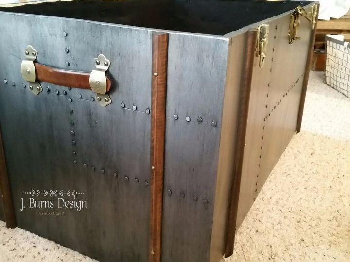 Build You Own Restoration Hardware Style Steamer Trunk Hometalk