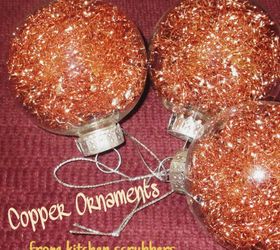 copper ornaments from , christmas decorations, seasonal holiday decor