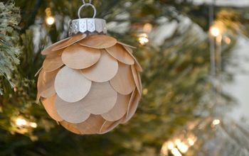 DIY Scalloped Christmas Ornaments