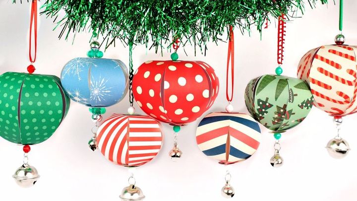 easy paper ornaments pattern included , christmas decorations, seasonal holiday decor