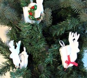 faux deer head ornament, christmas decorations, pets animals, seasonal holiday decor