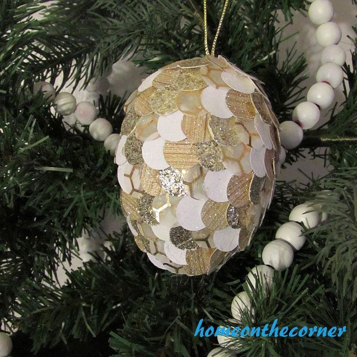 paper pinecone ornament, christmas decorations, gardening, seasonal holiday decor