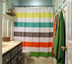 s give your kids the coolest bathroom with these 13 jaw dropping ideas, bathroom ideas, Color block then add board batten