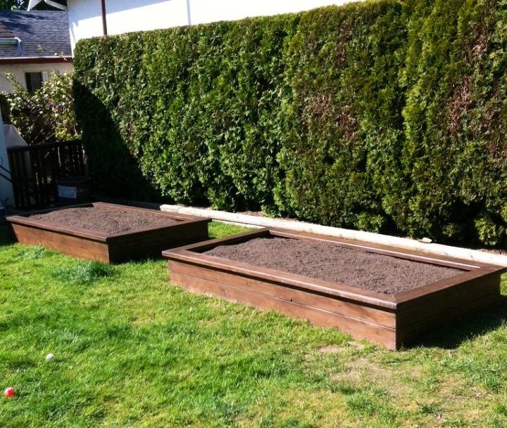 our pre reno renovation, Raised garden beds