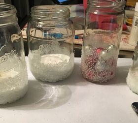 easy christmas frost and snow for glassware and jars