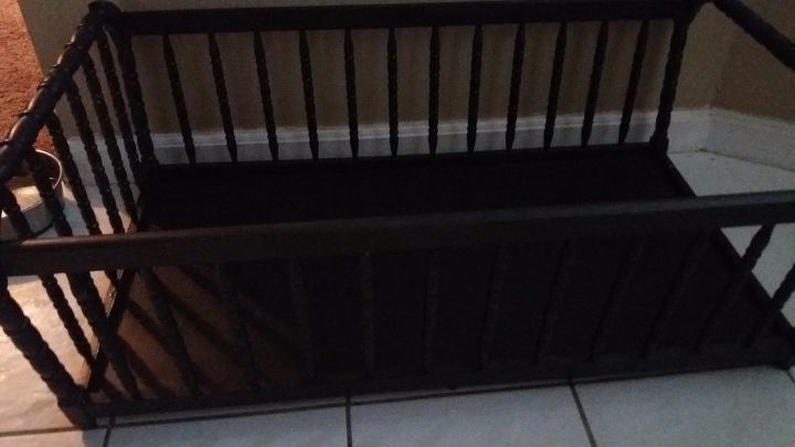 cama para perros a partir de una cuna de beb