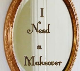 mirror makeover monogram it, home decor