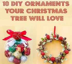 10 diy ornaments your christmas tree will love, christmas decorations, seasonal holiday decor
