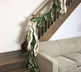  Guirlanda de Natal iluminada de escada