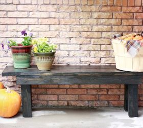 diy bench extra seating for your home or porch , home decor, outdoor furniture