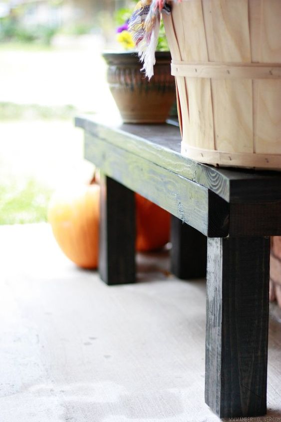 diy bench extra seating for your home or porch , home decor, outdoor furniture