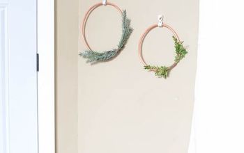 Simple Copper and Greenery Wreath