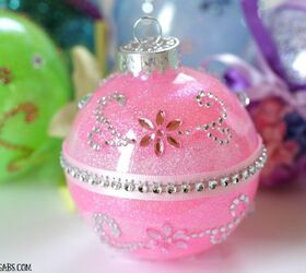 disney princess glitter ornaments, christmas decorations, seasonal holiday decor