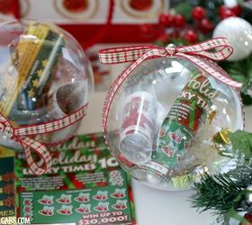 Lottery Ticket Christmas Ornaments