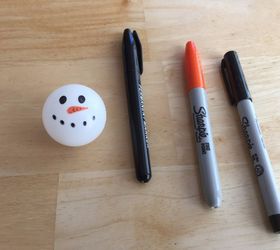 easy winter light up snowman craft , crafts