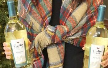 How to Make a Wine Tote Out of a Scarf