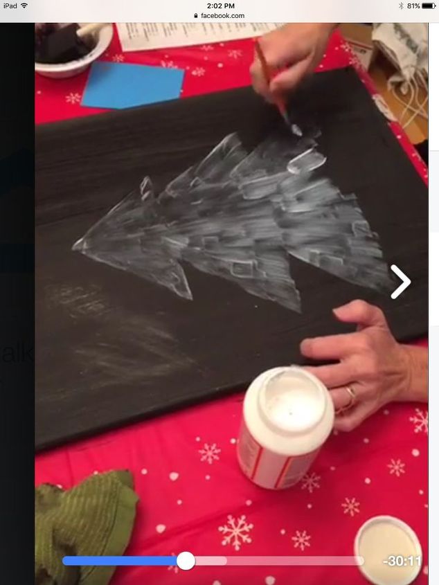christmas light up canvas