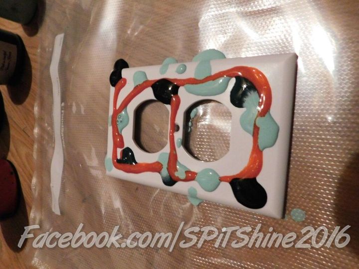 spruce up those plastic switch plates with unicorn spit