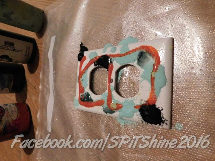 spruce up those plastic switch plates with unicorn spit