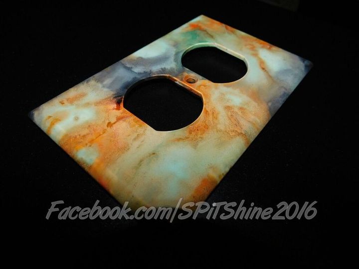 spruce up those plastic switch plates with unicorn spit