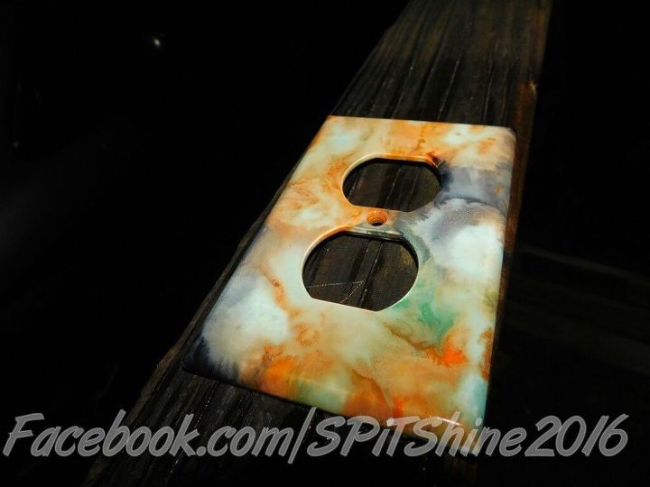 spruce up those plastic switch plates with unicorn spit