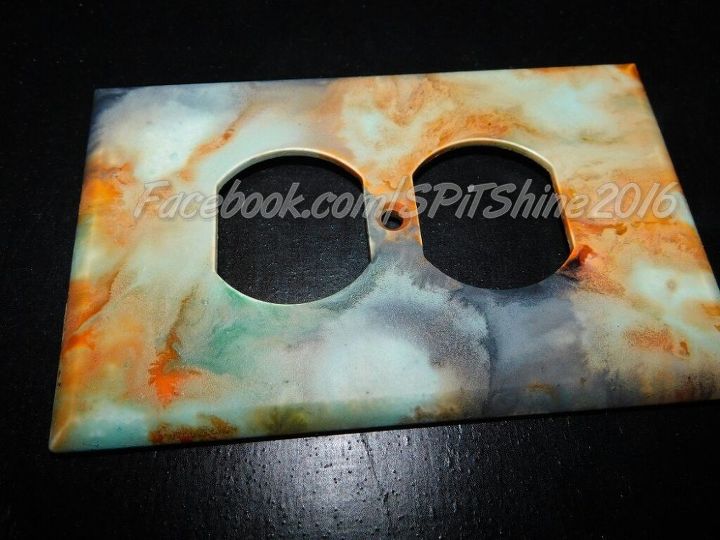 spruce up those plastic switch plates with unicorn spit